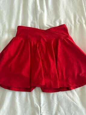 Athletic Skort Red Size XS